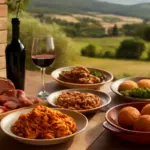 Cosa mangiare in un agriturismo in Umbria? Cibi che raccontano il territorio boccone dopo boccone