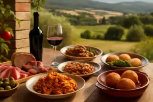 Cosa mangiare in un agriturismo in Umbria? Cibi che raccontano il territorio boccone dopo boccone