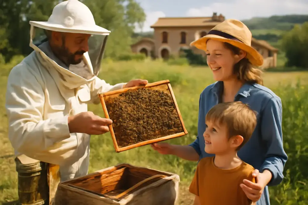 Come vivere una giornata da apicoltore in agriturismo? Scopri l’attività che affascina adulti e bambini
