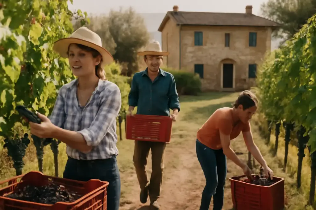 È possibile vivere una vendemmia autentica durante il soggiorno? Alcuni agriturismi aprono le porte solo ai loro ospiti