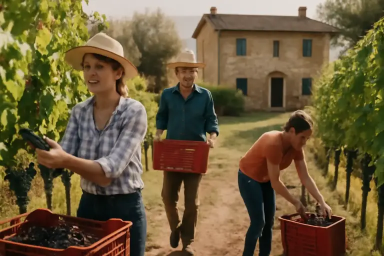 È possibile vivere una vendemmia autentica durante il soggiorno? Alcuni agriturismi aprono le porte solo ai loro ospiti