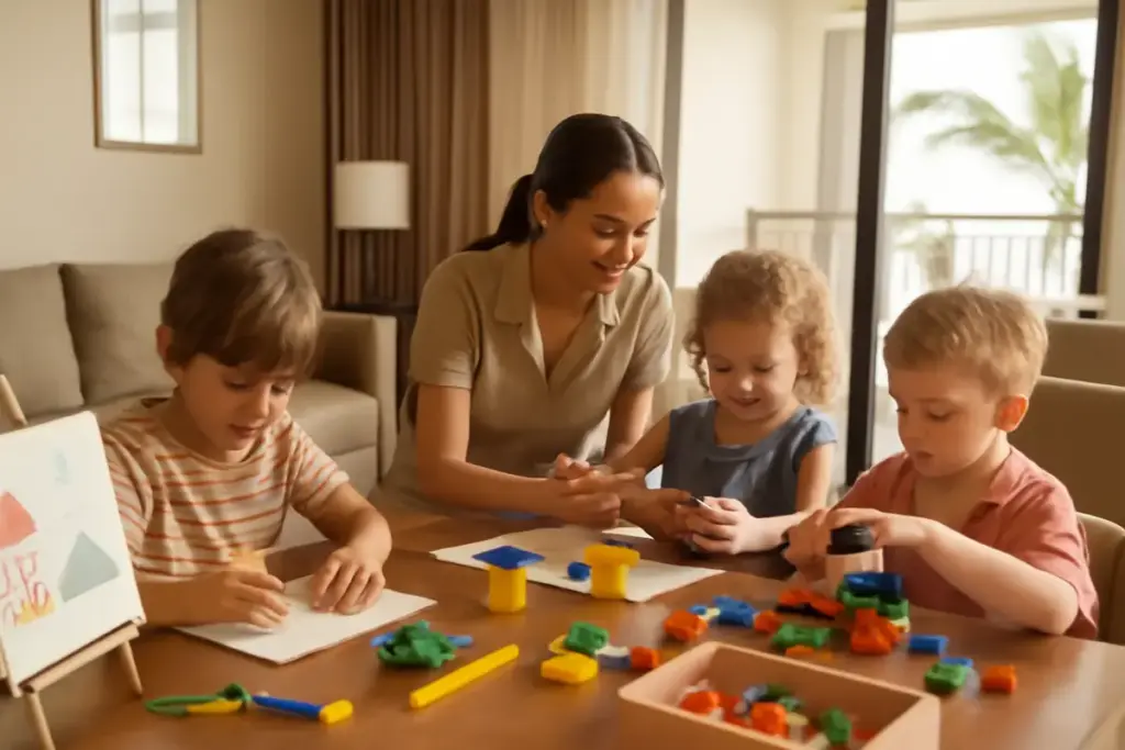 Quali attività didattiche per bambini propongono gli hotel? Idee reali che stimolano creatività e socialità